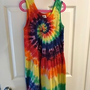 Cali kind custom tie dye dress vguc size 12